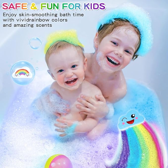 Rainbow Bath Bombs | Šarene Kugle za Kupanje i Opuštanje
